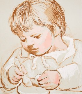 Enfant Deieunant Limited Edition Print - Picasso Estate Signed Editions Enfant Deieunant Limited Edition Print - Picasso Estate Signed Editions