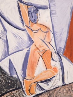 Etude Pour Le Nu a La Draperie Limited Edition Print - Picasso Estate Signed Editions Etude Pour Le Nu a La Draperie Limited Edition Print - Picasso Estate Signed Editions