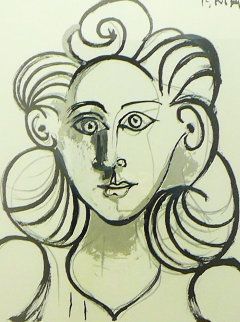Portrait De Femme Limited Edition Print - Picasso Estate Signed Editions Portrait De Femme Limited Edition Print - Picasso Estate Signed Editions