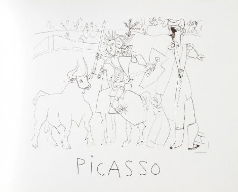 Chevalier Picador Dans L' Arene Limited Edition Print -  Picasso Estate Signed Editions