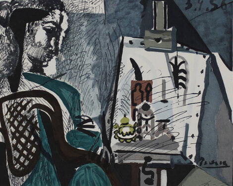 Femme Dans l'Atelier 1979 Limited Edition Print -  Picasso Estate Signed Editions
