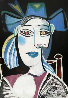 Buste De Femme Au Chapeau Bleu Limited Edition Print by  Picasso Estate Signed Editions - 0