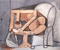 Femme a La Toilette Limited Edition Print by Picasso Estate Signed Editions - 0 Femme a La Toilette Limited Edition Print by Picasso Estate Signed Editions - 0
