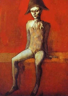 Arlequin Assis Sur Un Canape Rouge (Harlequin Sitting on a Red Couch) Limited Edition Print - Picasso Estate Signed Editions Arlequin Assis Sur Un Canape Rouge (Harlequin Sitting on a Red Couch) Limited Edition Print - Picasso Estate Signed Editions