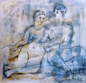 Blue Lovers Limited Edition Print - Picasso Estate Signed Editions Blue Lovers Limited Edition Print - Picasso Estate Signed Editions