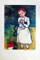 Child Holding a Dove Limited Edition Print by Picasso Estate Signed Editions - 1 Child Holding a Dove Limited Edition Print by Picasso Estate Signed Editions - 1