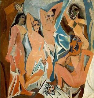Les Demoiselles D’ Avignon Limited Edition Print - Picasso Estate Signed Editions Les Demoiselles D’ Avignon Limited Edition Print - Picasso Estate Signed Editions