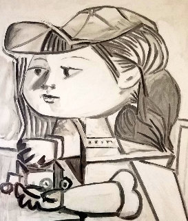 Buste De Petite Fille Limited Edition Print - Picasso Estate Signed Editions Buste De Petite Fille Limited Edition Print - Picasso Estate Signed Editions