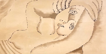 Femme Couchee Limited Edition Print - Picasso Estate Signed Editions Femme Couchee Limited Edition Print - Picasso Estate Signed Editions