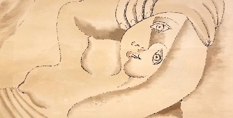 Femme Couchee Limited Edition Print -  Picasso Estate Signed Editions