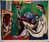 Woman Drawing Before a Mirror Limited Edition Print by  Picasso Estate Signed Editions - 1