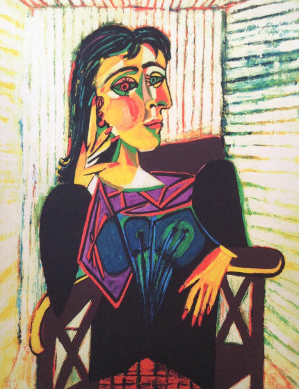 pablo picasso cubist portrait print by Picasso Estate ...