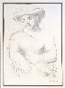 Femme Au Chapeau Lissant in Livre Or Limited Edition Print by  Picasso Estate Signed Editions - 0