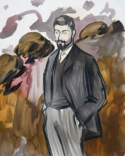 Portrait D'un Homme Debout Avec Barbiche Limited Edition Print - Picasso Estate Signed Editions Portrait D'un Homme Debout Avec Barbiche Limited Edition Print - Picasso Estate Signed Editions