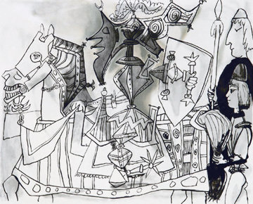 Jeux De Pages Limited Edition Print - Picasso Estate Signed Editions Jeux De Pages Limited Edition Print - Picasso Estate Signed Editions