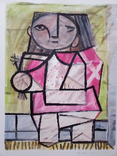 Enfant a Pied Limited Edition Print - Picasso Estate Signed Editions Enfant a Pied Limited Edition Print - Picasso Estate Signed Editions