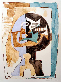 Guéridon Et Guitare Limited Edition Print - Picasso Estate Signed Editions Guéridon Et Guitare Limited Edition Print - Picasso Estate Signed Editions