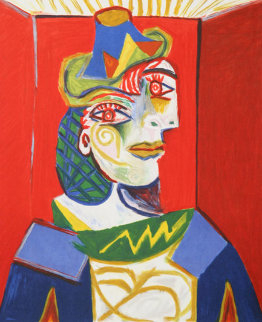 Buste De Femme 1979 Limited Edition Print - Picasso Estate Signed Editions Buste De Femme 1979 Limited Edition Print - Picasso Estate Signed Editions