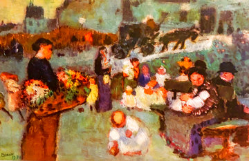 Flower Seller PP Limited Edition Print - Picasso Estate Signed Editions Flower Seller PP Limited Edition Print - Picasso Estate Signed Editions