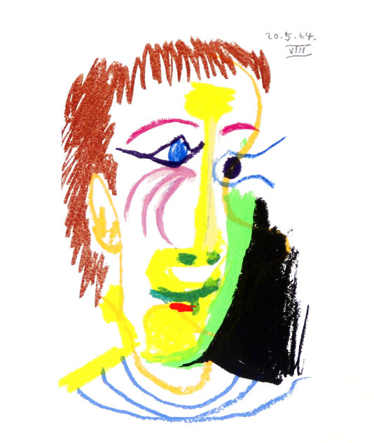 Le Gout De Bonheur (Joy Portrait) 1964 Limited Edition Print by  Picasso Estate Signed Editions