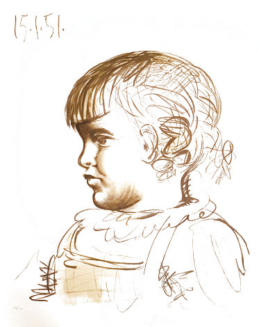 Portrait D'enfant 1982 Limited Edition Print -  Picasso Estate Signed Editions