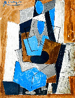 Femme Assise 1982 Limited Edition Print by Picasso Estate Signed Editions - 0 Femme Assise 1982 Limited Edition Print by Picasso Estate Signed Editions - 0