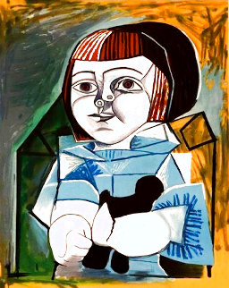 Paloma En Bleu 1979 Limited Edition Print - Picasso Estate Signed Editions Paloma En Bleu 1979 Limited Edition Print - Picasso Estate Signed Editions