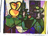 Pitcher And Bowl of Fruit Limited Edition Print by  Picasso Estate Signed Editions - 1