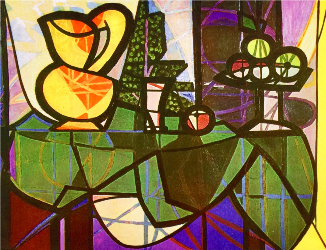 Pitcher And Bowl of Fruit Limited Edition Print by Picasso Estate Signed Editions Pitcher And Bowl of Fruit Limited Edition Print by Picasso Estate Signed Editions