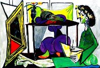 Interior with Girl Drawing Limited Edition Print by  Picasso Estate Signed Editions - 0