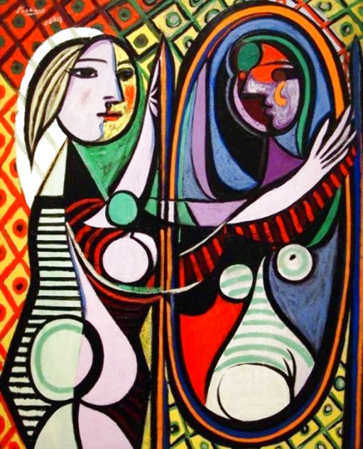 Girl Before a Mirror 1984 Limited Edition Print by  Picasso Estate Signed Editions