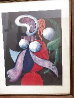 Woman With a Flower 1984 Limited Edition Print by  Picasso Estate Signed Editions - 1