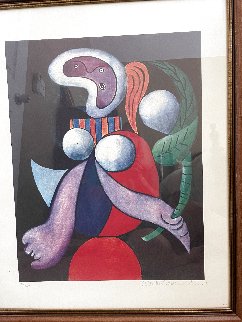 Woman With a Flower 1984 Limited Edition Print -  Picasso Estate Signed Editions