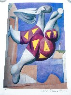 Bather With Beach Ball Limited Edition Print by  Picasso Estate Signed Editions - 1