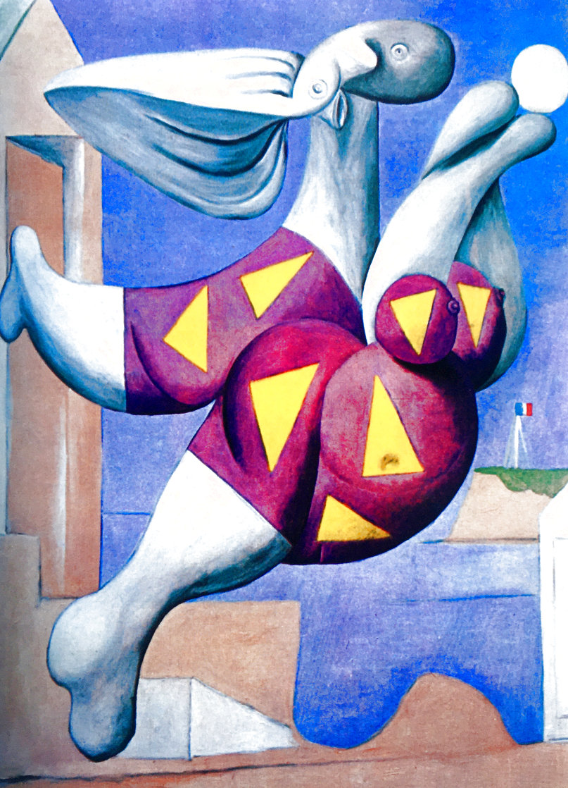 Bather With Beach Ball Limited Edition Print by  Picasso Estate Signed Editions