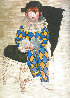 Harlequin Leaning on His Elbow Limited Edition Print by Picasso Estate Signed Editions - 0 Harlequin Leaning on His Elbow Limited Edition Print by Picasso Estate Signed Editions - 0