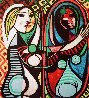 Girl Before a Mirror Limited Edition Print by  Picasso Estate Signed Editions - 0