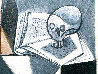 Tete de Mort et Livre 1979 Limited Edition Print by Picasso Estate Signed Editions - 0 Tete de Mort et Livre 1979 Limited Edition Print by Picasso Estate Signed Editions - 0