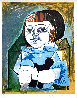 Paloma en Bleu 1979 Limited Edition Print by  Picasso Estate Signed Editions - 1