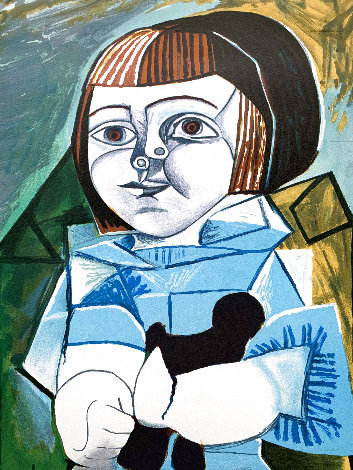 Paloma en Bleu 1979 Limited Edition Print -  Picasso Estate Signed Editions