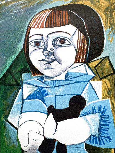 Paloma en Bleu 1979 Limited Edition Print by  Picasso Estate Signed Editions