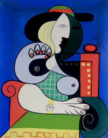 Femme a La Montre Limited Edition Print -  Picasso Estate Signed Editions