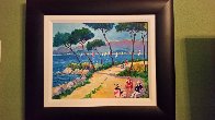 Dimanche Aux Iles De Lerins 2001 24x21 Original Painting by Jean Claude Picot - 3 Dimanche Aux Iles De Lerins 2001 24x21 Original Painting by Jean Claude Picot - 3