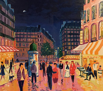 Soir De Paris Limited Edition Print - Jean Claude Picot Soir De Paris Limited Edition Print - Jean Claude Picot