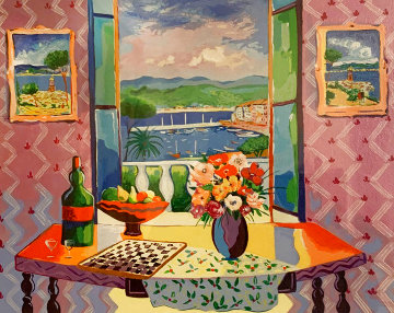 Le Salon a St. Tropez 1999 - France Limited Edition Print - Jean Claude Picot Le Salon a St. Tropez 1999 - France Limited Edition Print - Jean Claude Picot