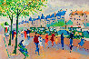 Les Bouquinistes Sur Le Quai AP 2000 - Paris, France Limited Edition Print by Jean Claude Picot - 0