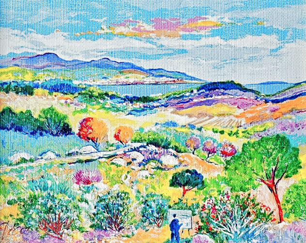 Printemps Dans La Valle 2002 Embellished Limited Edition Print by Jean Claude Picot