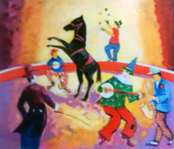 Le Cheval De Cirque 2004 Limited Edition Print - Jean Claude Picot Le Cheval De Cirque 2004 Limited Edition Print - Jean Claude Picot