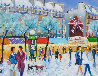Moulin Rouge Sous Le Neige 2002 20x24 Original Painting by Jean Claude Picot - 0