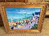 Le Promenade a Trouville (Deauville) 1997 26x31 Original Painting by Jean Claude Picot - 1